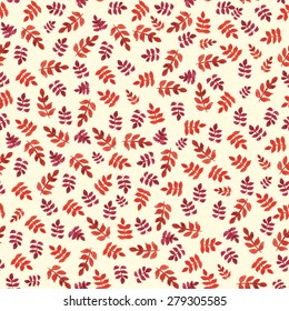 Watercolor Leaves Seamless Pattern Watercolor Leaves.