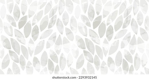 Watercolor leaves seamless vector pattern. leaves background, textured jungle print	