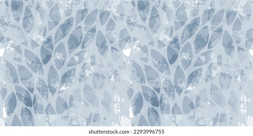 Die Aquarellfarbe lässt ein nahtloses Vektormuster. Laubhintergrund, strukturierter Dschungeldruck	