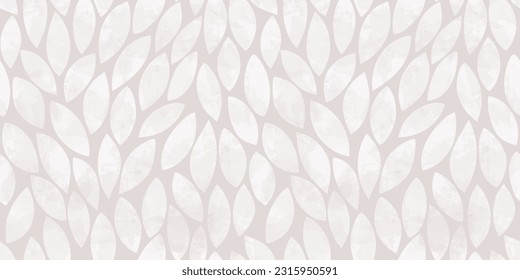 Watercolor leaves seamless vector pattern. Autumn leaves background, textured jungle print	