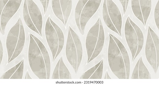  La acuarela deja un patrón vectorial sin fisuras. Fondo de hoja clara, impresión texturada de jungla.