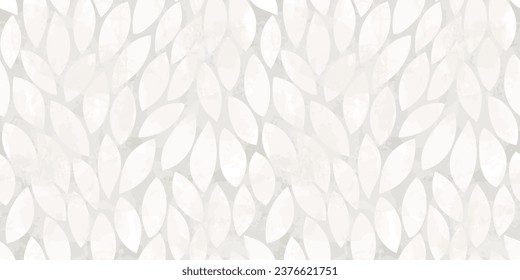 Watercolor leaves seamless vector pattern. foliage leaves background, textured jungle print