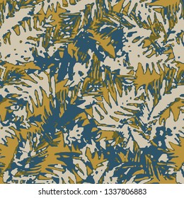 Watercolor leaves texture, pattern.floral background.