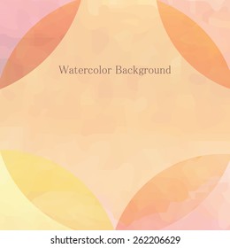 Watercolor light background with place for text