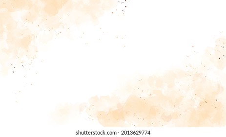 watercolor light brown dust autumn abstract  background digital painting - Shutterstock ID 2013629774
