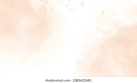 watercolor light brown dust autumn abstract background digital painting