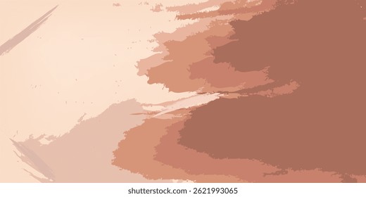 watercolor light brown dust autumn abstract background digital painting