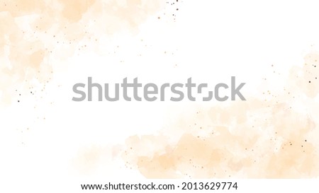 watercolor light brown dust autumn abstract  background digital painting