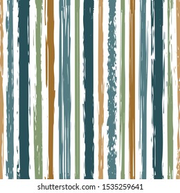 Watercolor lines. Seamless pattern. Abstract brush. Hand drawn texture. Modern stylish texture. Hipster striped background. Bold textured paint brush strokes and border for design. Lines bed tones