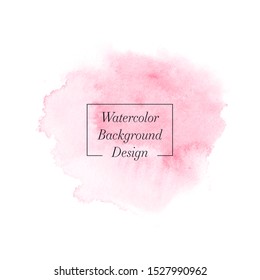 Watercolor logo paint background - Vector. Perfect art abstract design for any creative ideas.