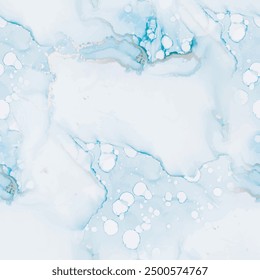 Watercolor Marble. Blue Vector Watercolor. Pink Marble Background. Water Shiny Pattern. Gold Sea Paint. Vector Ink Marble. Liquid Seamless Sky Template. Fluid Elegant Watercolor. Luxury Alcohol Ink