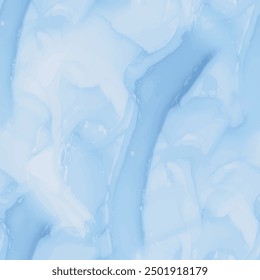 Watercolor Marble. Fluid Pastel Watercolor. Foil Oriental Watercolor. Ocean Golden Texture. Alcohol Ink Marble. Vector Abstract Art Template. Gold Sea Paint. Blue Marble Background. Pastel Vector Ink