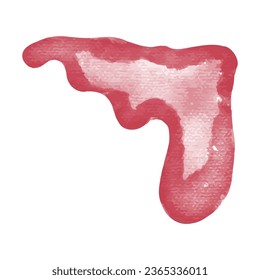 watercolor menstruation period element design