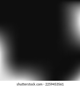 Watercolor Monochrome Dark Smooth Blurry Background. Empty Aluminium Trendy Black Design Picture. Digital Silver Vector Metallic Gradient Background. Liquid Minimal Grey Trendy Gradient Mesh.
