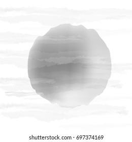 Watercolor moon  background Vector