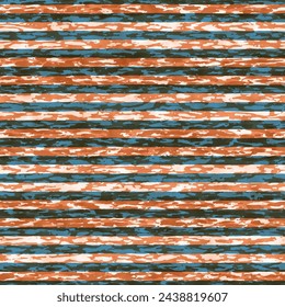 Watercolor Mottled Sailor Stripes Pattern