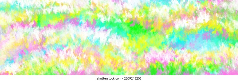 Watercolor multicolor abstract vector art background for cards, flyer, poster, banner and cover design. Colorful hand drawn illustration. Brush strokes watercolour texture. Bright wallpaper.	