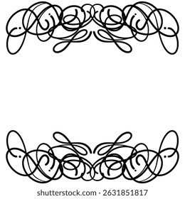 Vector de elemento de conjunto de marco de adorno de acuarela