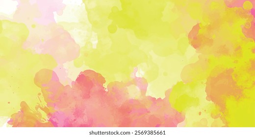 Watercolor paint like gradient background .