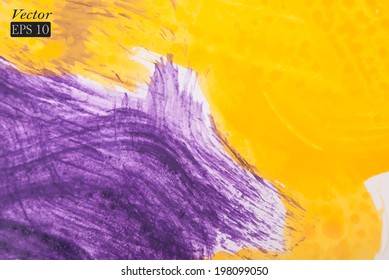 Watercolor paint on paper. Abstract background.