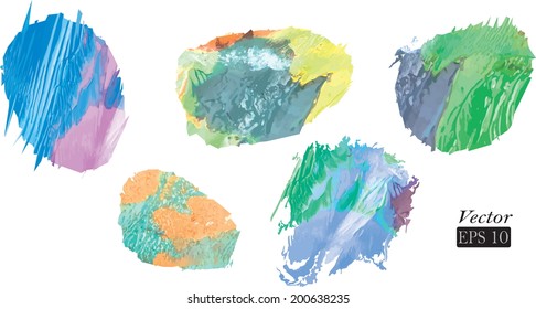 Watercolor paint on paper. Abstract background.
