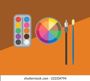 Watercolor Paint Set Pack