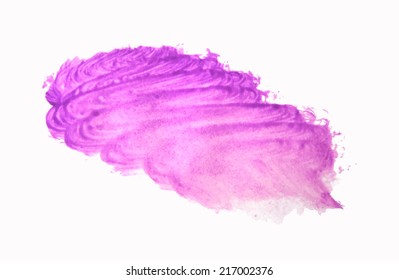 watercolor paint strokes brush stroke purple texture with space for your own text