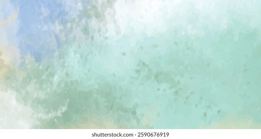 Watercolor painted background. Abstract Illustration wallpaper. Brush stroked painting.