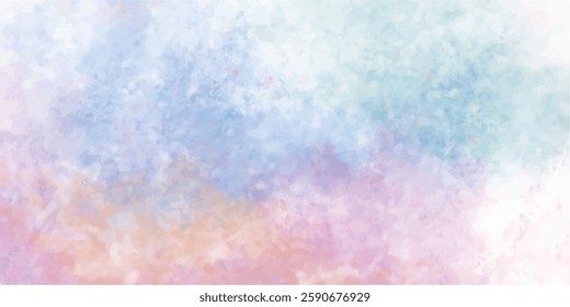 Watercolor painted background. Abstract Illustration wallpaper. Brush stroked painting.