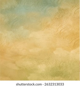 Watercolor painting of a field element for sale banners, posters, labels, wallpaper, scrapbooking, birthday party decorations, invitations card, printing labels, greeting cards, background, et