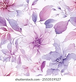 Watercolor painting flower illustration, which is elegant for home and wall decorations as well as for prints.

