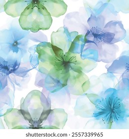 Watercolor painting flower illustration, which is elegant for home and wall decorations as well as for prints.

