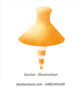 Watercolor painting vector illustration Drawn by hand, used for design or as decoration, can be used in many ways. 