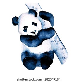 Watercolor Panda