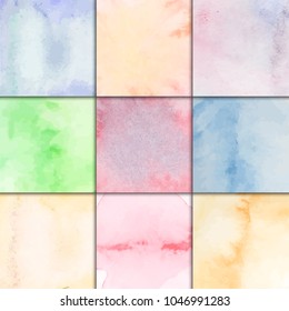 Watercolor paper board splash vector style pattern artistic drawing water color paint graphic illustration colorful handdrawn spray texture spots backdrop grunge paint