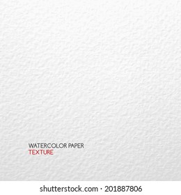 Watercolor paper texture. Vector