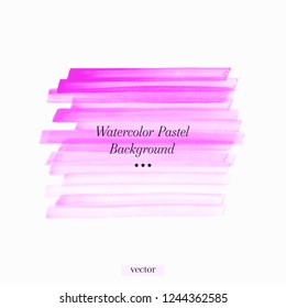 Watercolor pastel abstract background illustration vector. Perfect painted creative design for headline, logo and sale banner. 