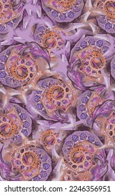 watercolor patchwork Pattern on background