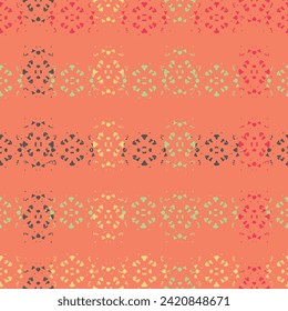watercolor patchworked pattern on background Hand-Drawn Vector Illustration.