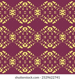 watercolor patchworked pattern on background Ethnic Ikat tropical seamless pattern pastel tone.