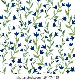 watercolor, pattern, flowers