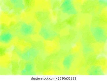 Patrón de acuarela de fondo amarillo limón verde