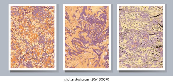 Watercolor pattern. Marble textures that are perfect for both print and web.Traditional Turkish technique. Painting on water, followed by paper prints. 