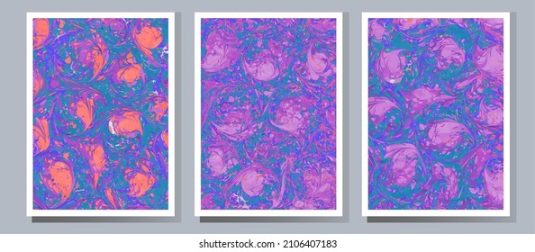 Patrón acuarela. Las texturas de mármol son perfectas para la impresión y la web. Técnica tradicional turca. Pintura sobre el agua, seguida de huellas de papel.