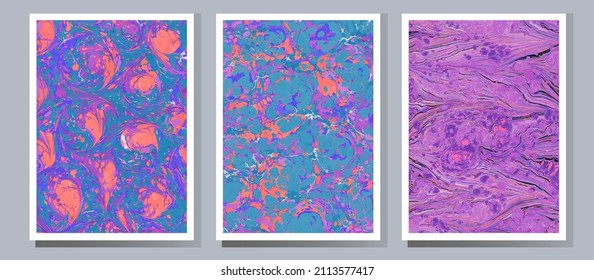 Patrón acuarela. Las texturas de mármol son perfectas para la impresión y la web. Técnica tradicional turca. Pintura sobre el agua, seguida de huellas de papel.