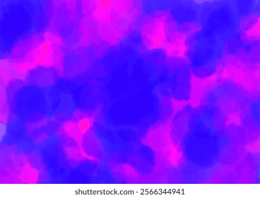 Watercolor pattern purple blue flashy psychedelic rock background