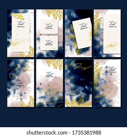 watercolor patterns for social networks