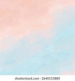 Watercolor pink and blue gradient element for sale banners, posters, labels, wallpaper, scrapbooking, birthday party decorations, invitations card, printing labels, greeting cards,  background 
