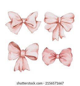 Pink Bow Vector Art & Graphics