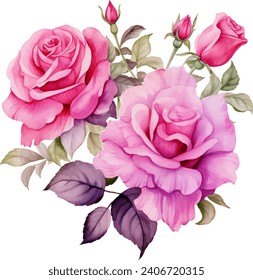Premium Vector  Pink flower detailed hand drawn illustration vector  isolated